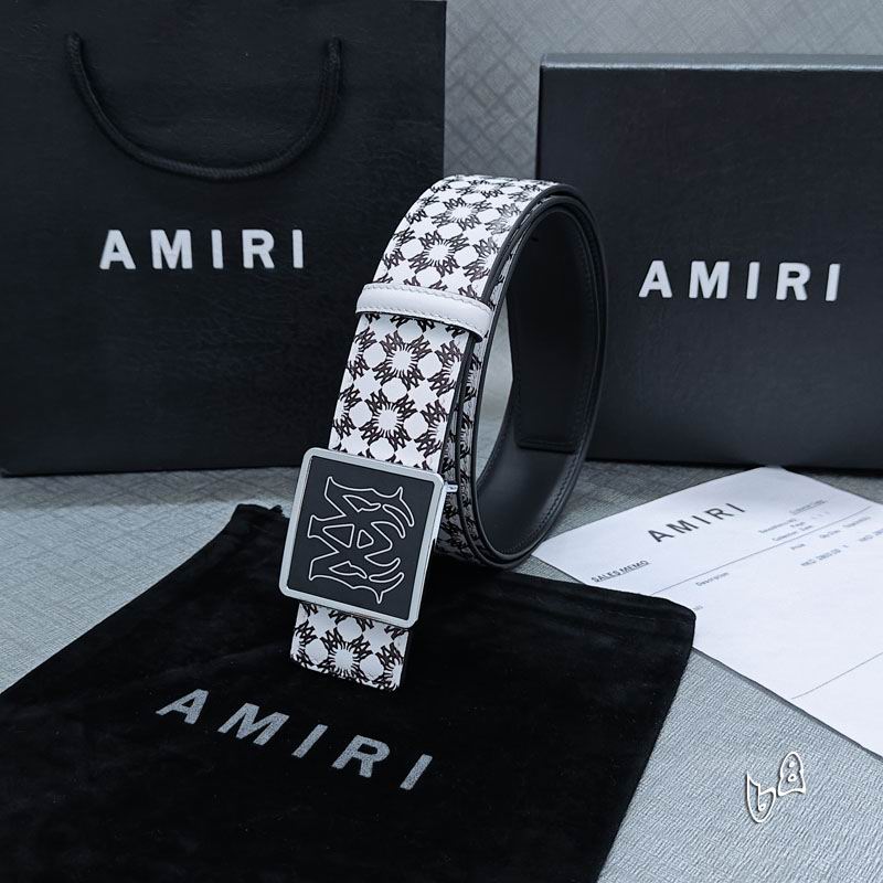 Amiri belt 38mmX90-125cm lb (45)