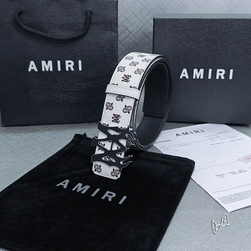 Amiri belt 38mmX90-125cm lb (45)