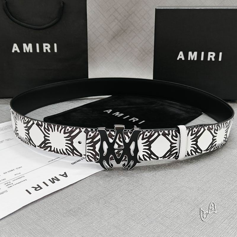 Amiri belt 38mmX90-125cm lb (46)