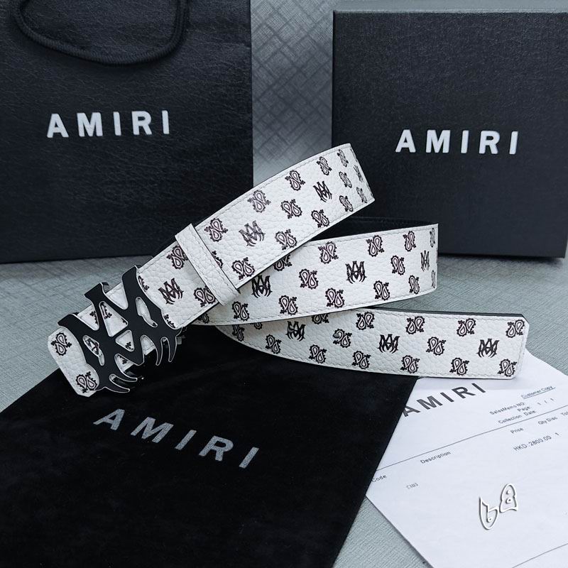 Amiri belt 38mmX90-125cm lb (46)