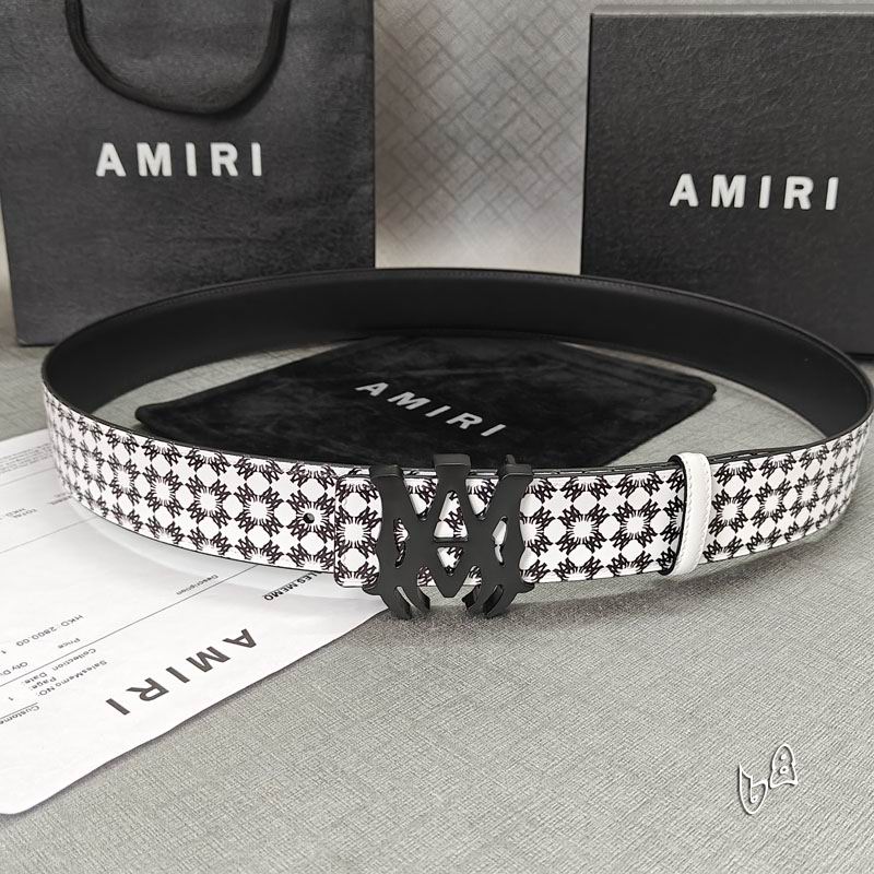 Amiri belt 38mmX90-125cm lb (47)