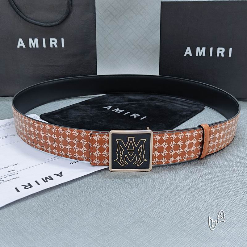 Amiri belt 38mmX90-125cm lb (47)