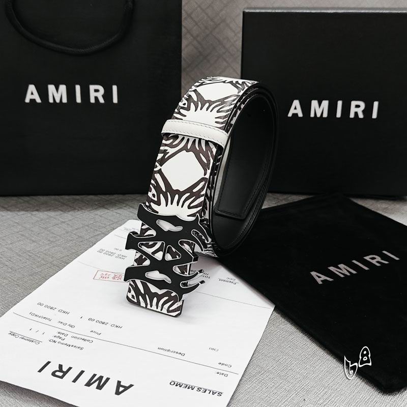 Amiri belt 38mmX90-125cm lb (47)
