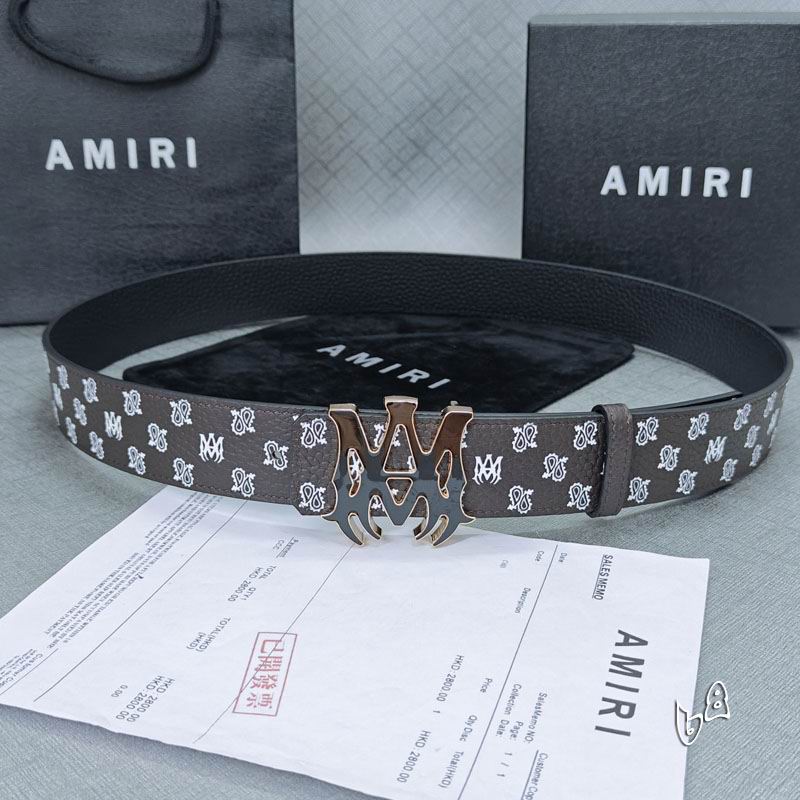Amiri belt 38mmX90-125cm lb (47)