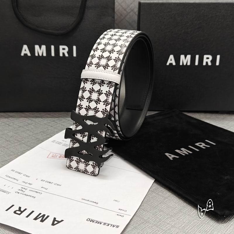 Amiri belt 38mmX90-125cm lb (48)
