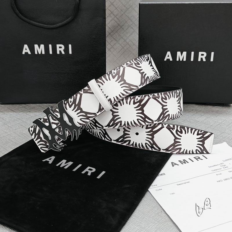 Amiri belt 38mmX90-125cm lb (48)