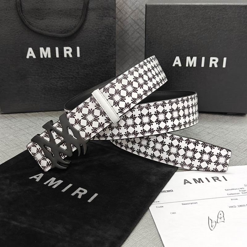 Amiri belt 38mmX90-125cm lb (49)