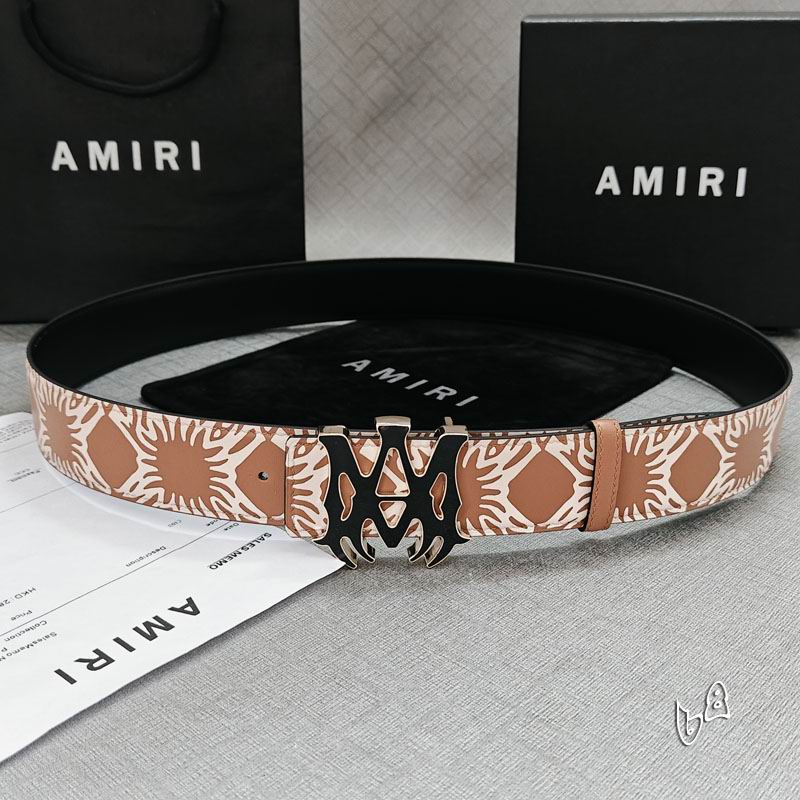 Amiri belt 38mmX90-125cm lb (49)