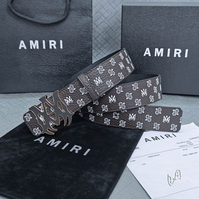 Amiri belt 38mmX90-125cm lb (49)