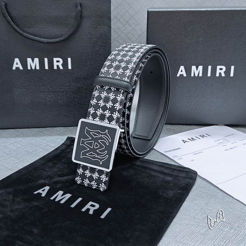 Amiri belt 38mmX90-125cm lb (51)