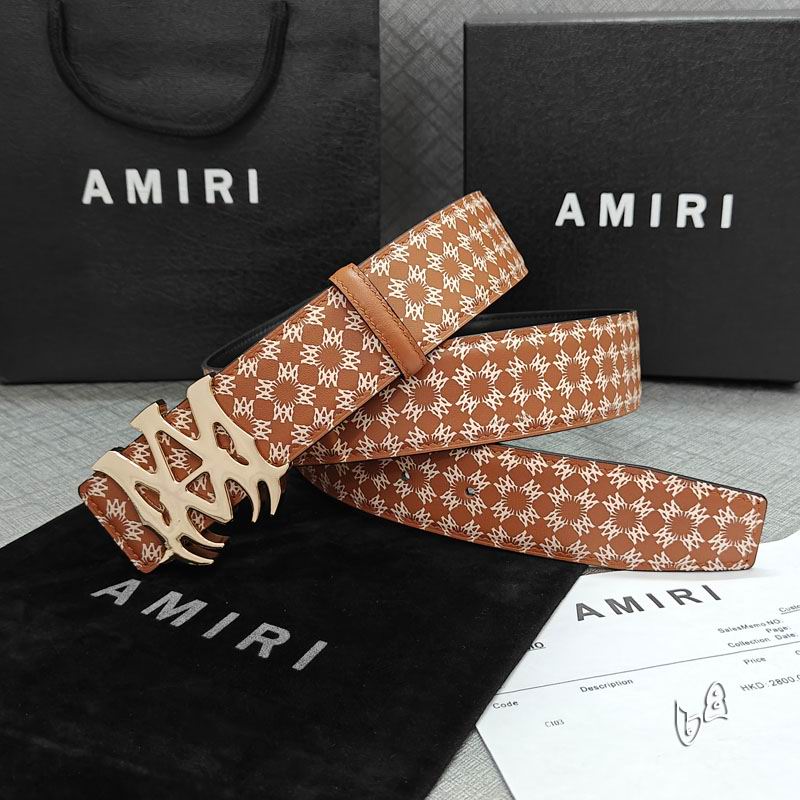 Amiri belt 38mmX90-125cm lb (52)