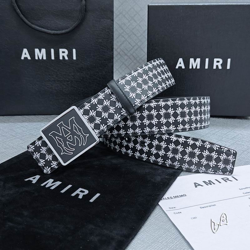 Amiri belt 38mmX90-125cm lb (52)