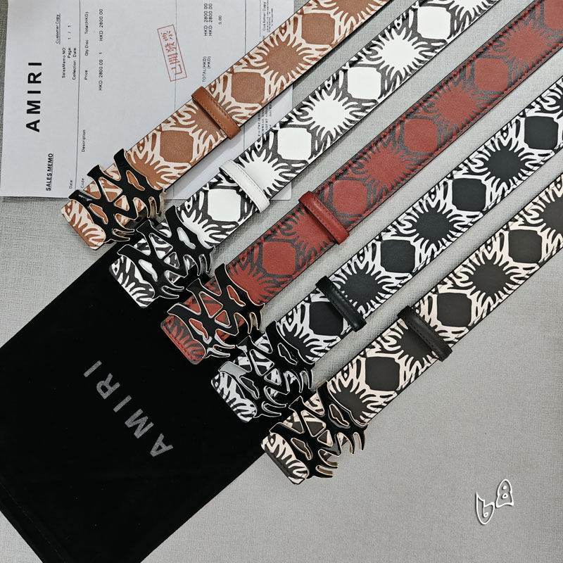 Amiri belt 38mmX90-125cm lb (52)