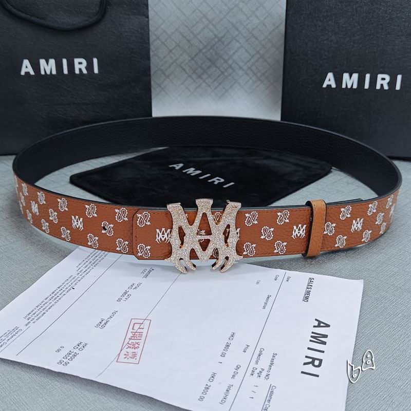 Amiri belt 38mmX90-125cm lb (52)