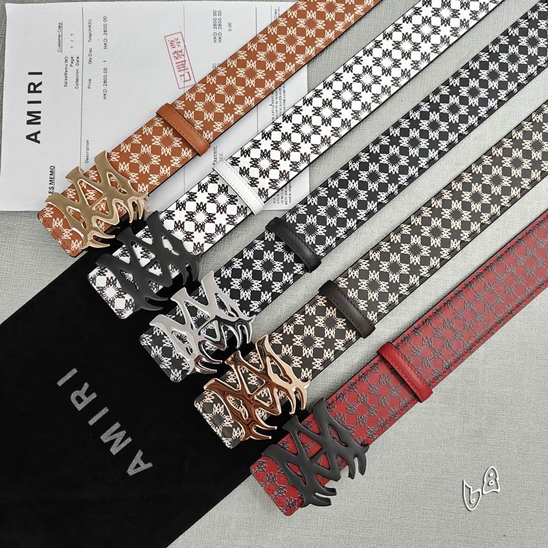 Amiri belt 38mmX90-125cm lb (53)