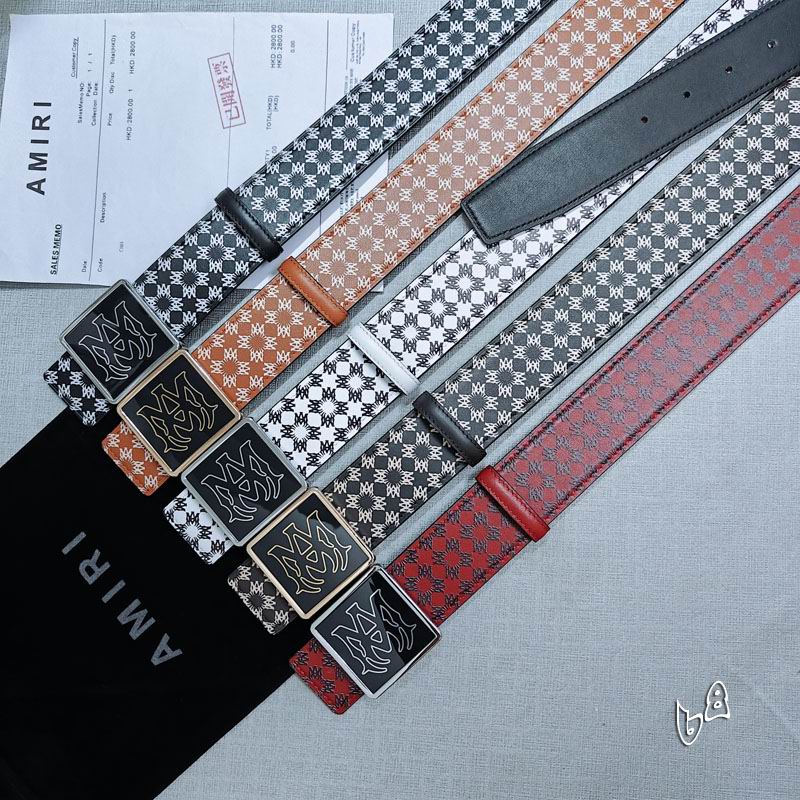 Amiri belt 38mmX90-125cm lb (53)