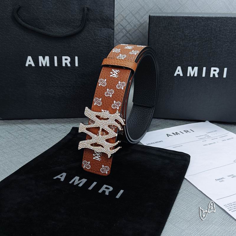 Amiri belt 38mmX90-125cm lb (53)
