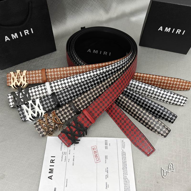 Amiri belt 38mmX90-125cm lb (54)