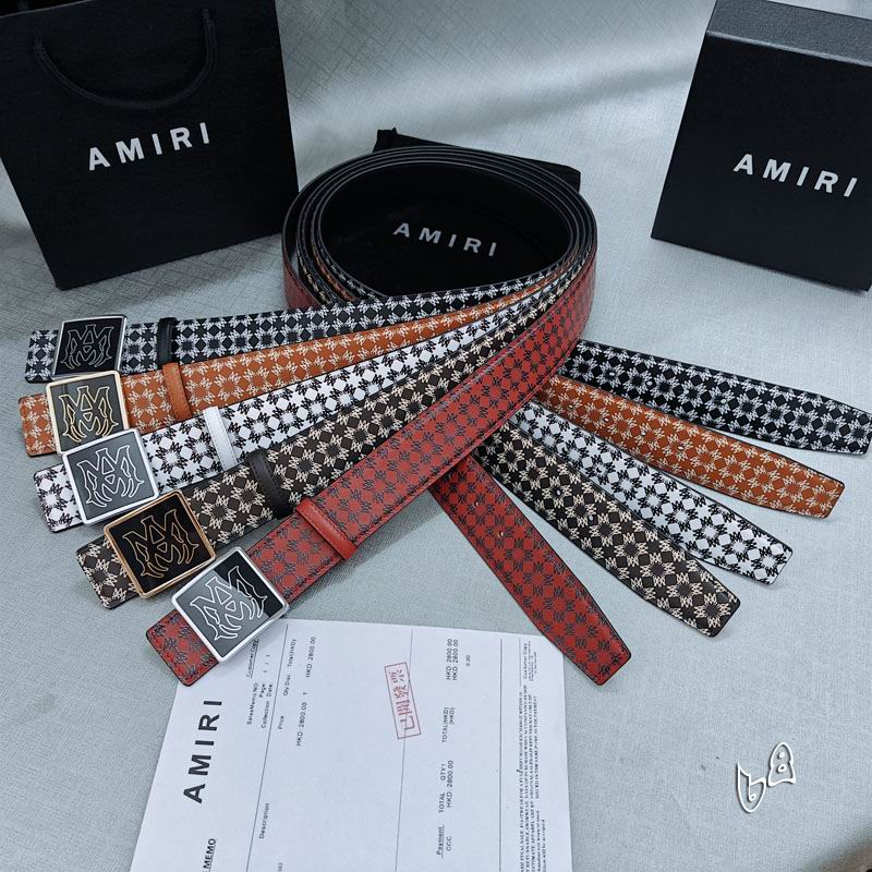 Amiri belt 38mmX90-125cm lb (54)