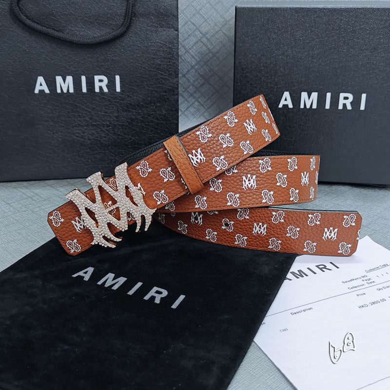 Amiri belt 38mmX90-125cm lb (54)