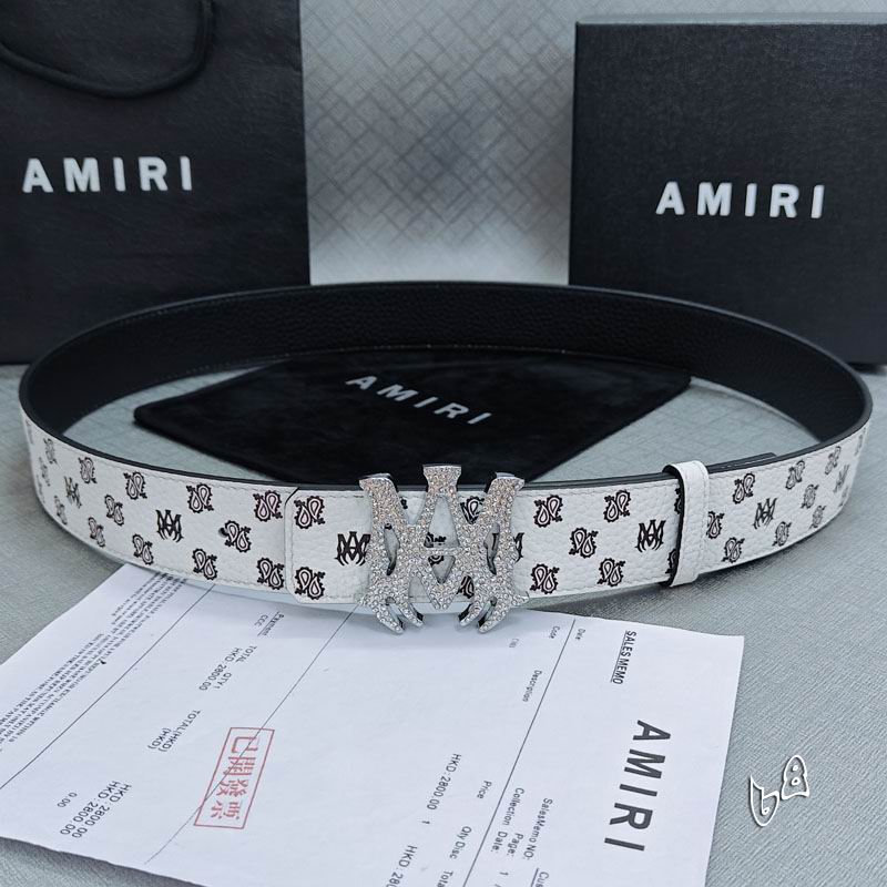 Amiri belt 38mmX90-125cm lb (55)
