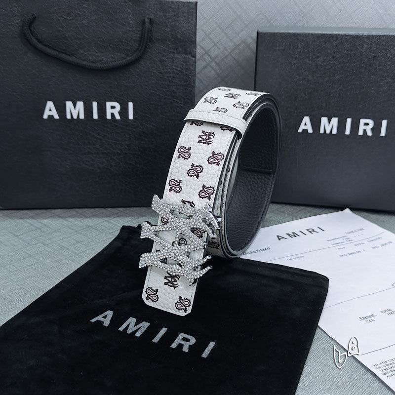 Amiri belt 38mmX90-125cm lb (56)
