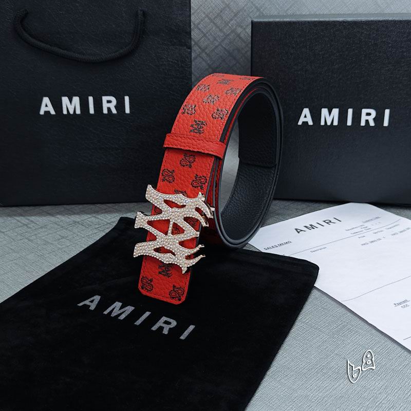 Amiri belt 38mmX90-125cm lb (59)