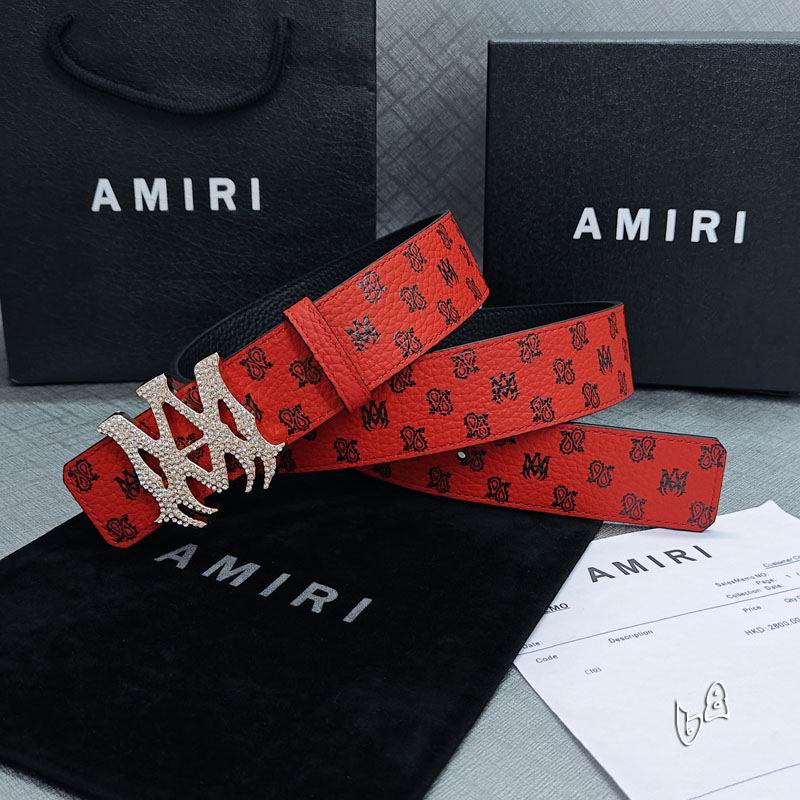 Amiri belt 38mmX90-125cm lb (60)