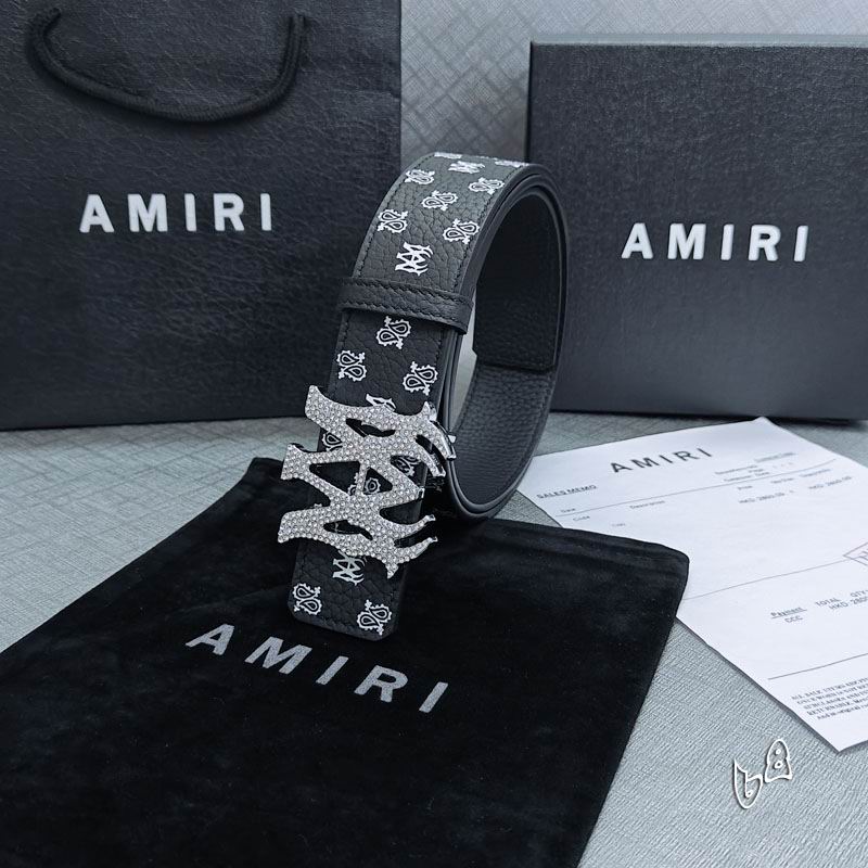 Amiri belt 38mmX90-125cm lb (62)