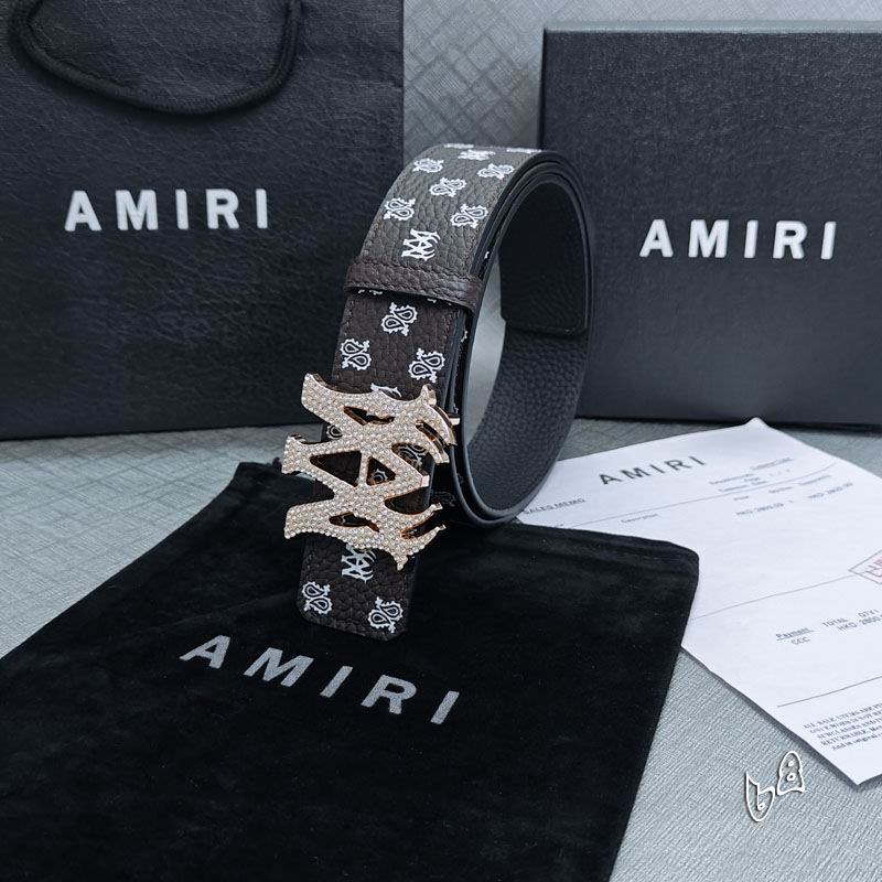 Amiri belt 38mmX90-125cm lb (65)