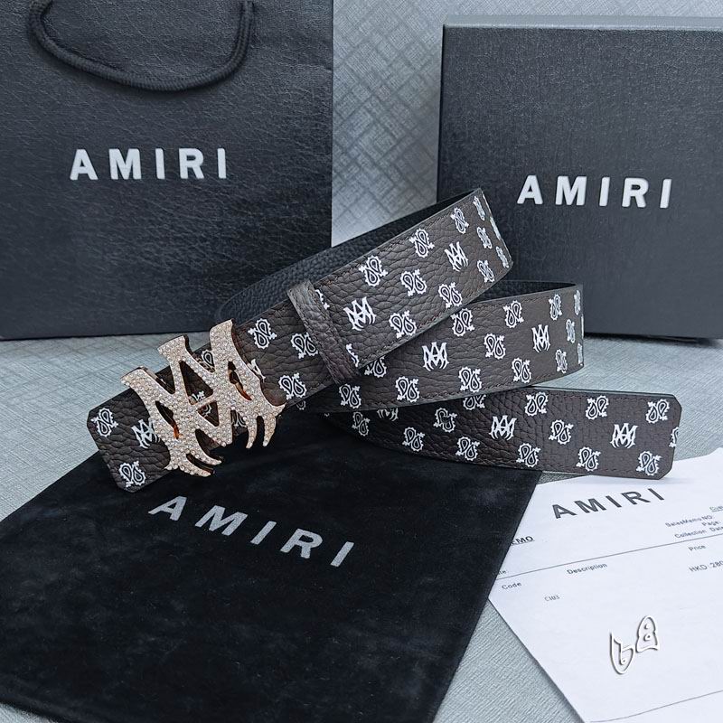 Amiri belt 38mmX90-125cm lb (66)