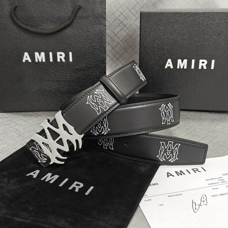 Amiri belt 38mmX90-125cm lb (9)