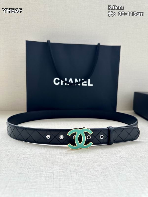 Chanel belt 30mmX90-115cm 8L (17)
