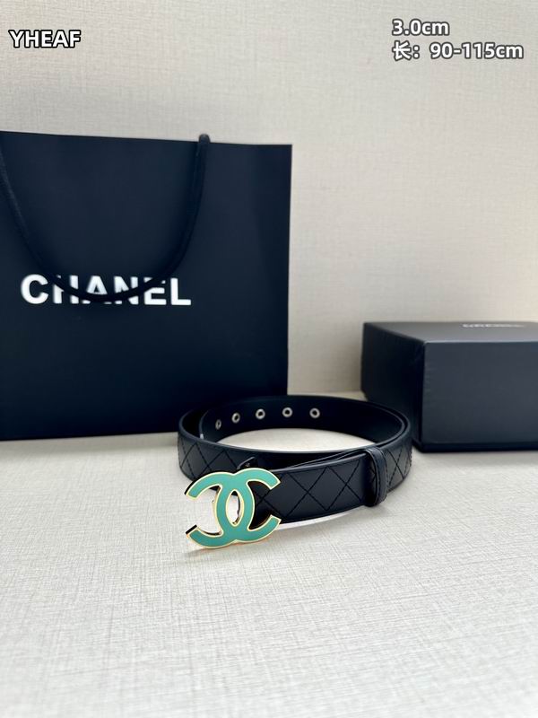 Chanel belt 30mmX90-115cm 8L (19)
