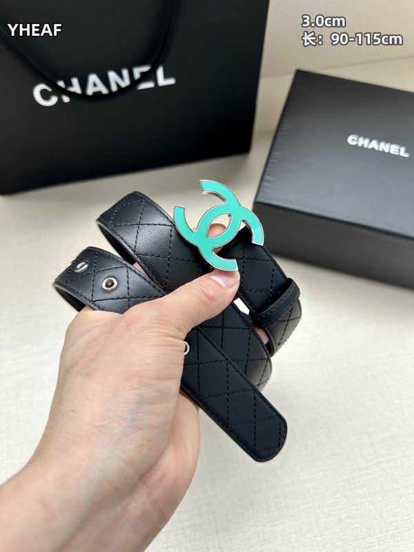 Chanel belt 30mmX90-115cm 8L (22)
