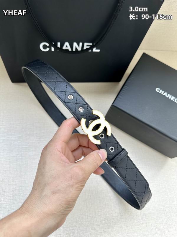 Chanel belt 30mmX90-115cm 8L (27)