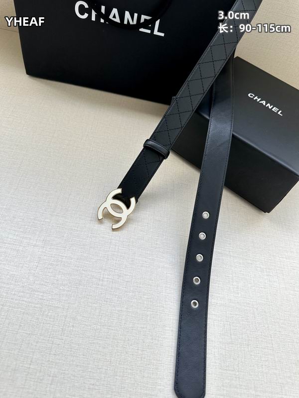 Chanel belt 30mmX90-115cm 8L (29)