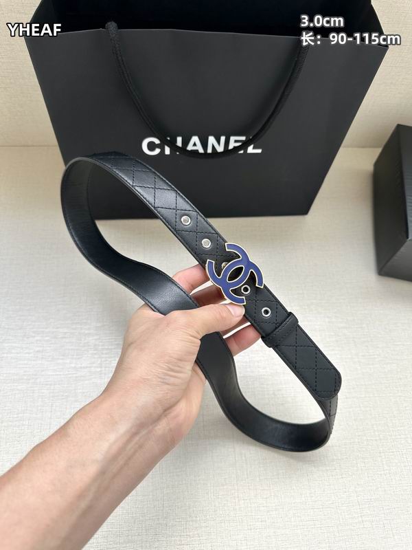 Chanel belt 30mmX90-115cm 8L (32)