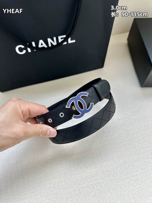 Chanel belt 30mmX90-115cm 8L (33)