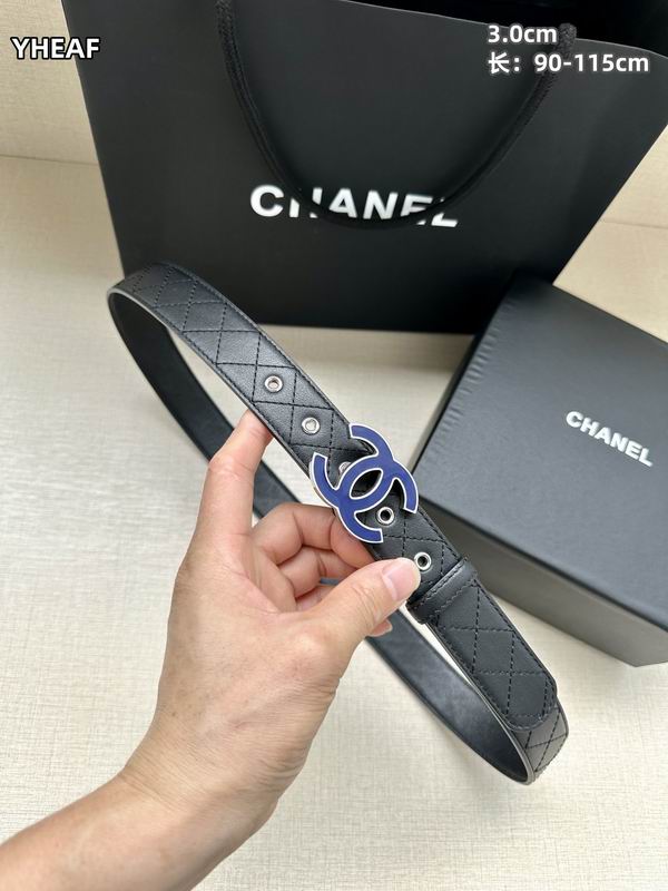 Chanel belt 30mmX90-115cm 8L (34)