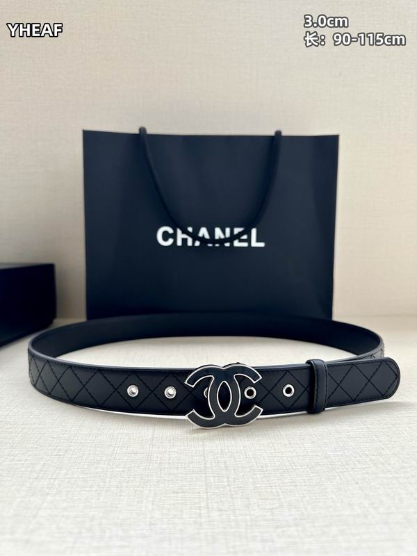 Chanel belt 30mmX90-115cm 8L (38)