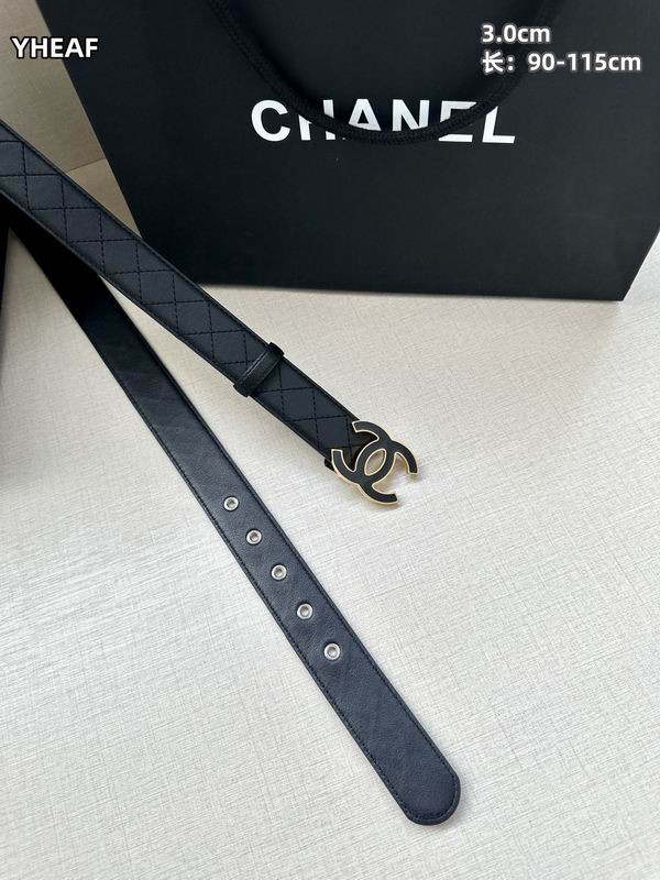 Chanel belt 30mmX90-115cm 8L (39)