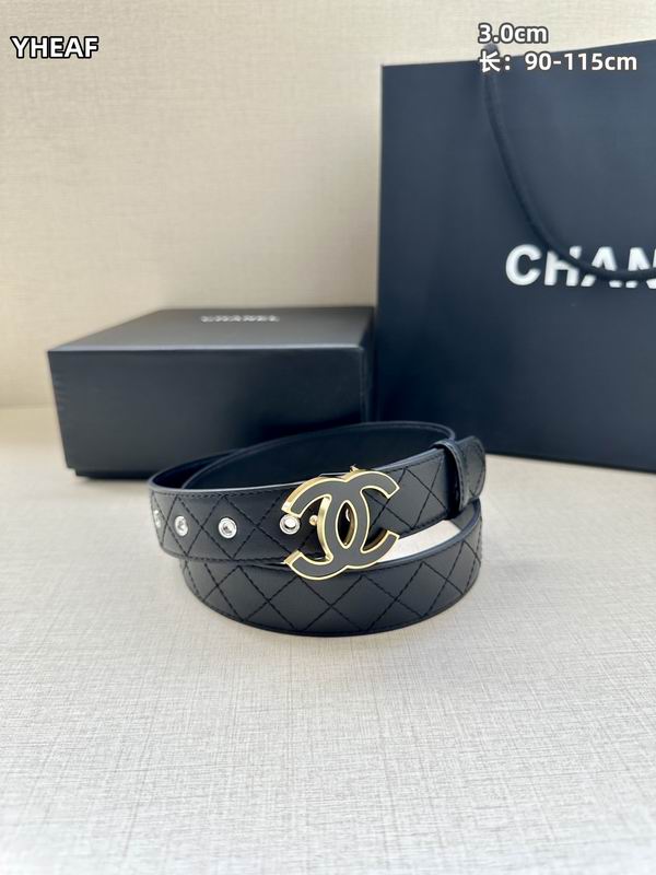 Chanel belt 30mmX90-115cm 8L (44)