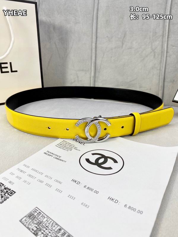 Chanel belt 30mmX95-125cm 8L (33)