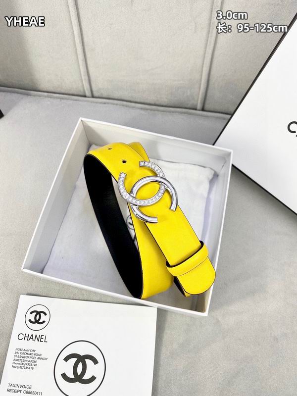 Chanel belt 30mmX95-125cm 8L (34)