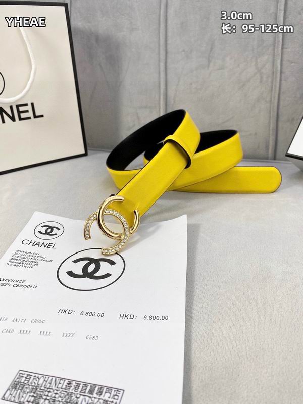 Chanel belt 30mmX95-125cm 8L (37)