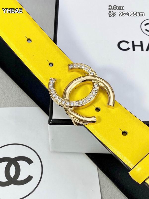 Chanel belt 30mmX95-125cm 8L (38)