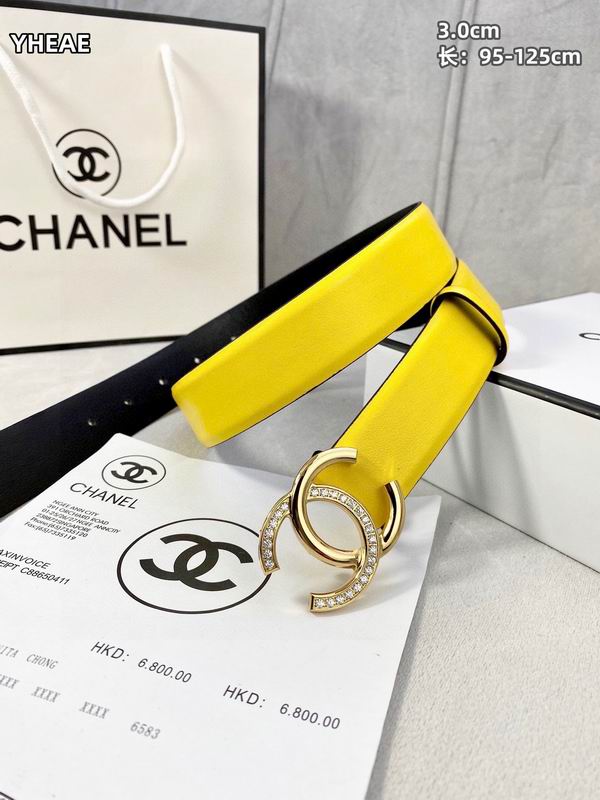 Chanel belt 30mmX95-125cm 8L (39)