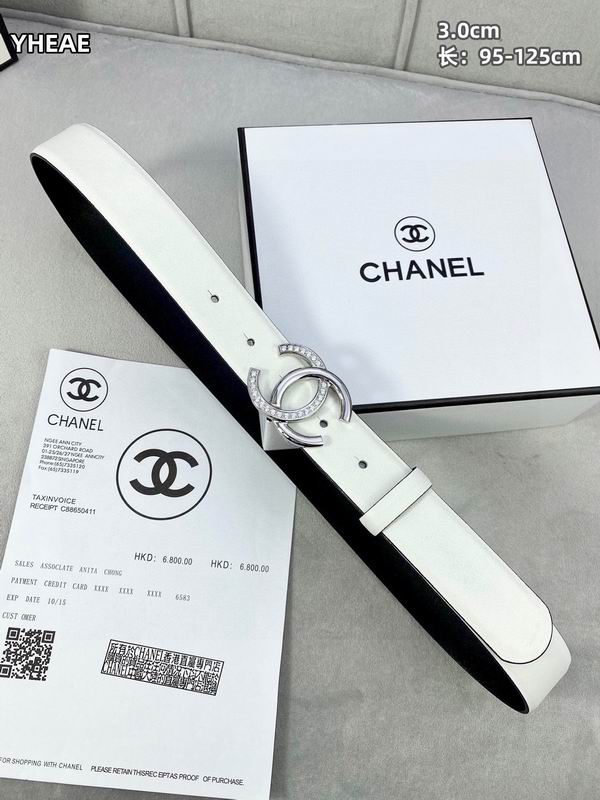 Chanel belt 30mmX95-125cm 8L (45)