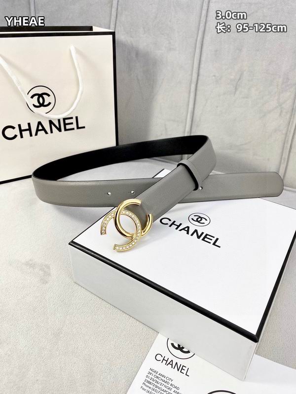 Chanel belt 30mmX95-125cm 8L (50)